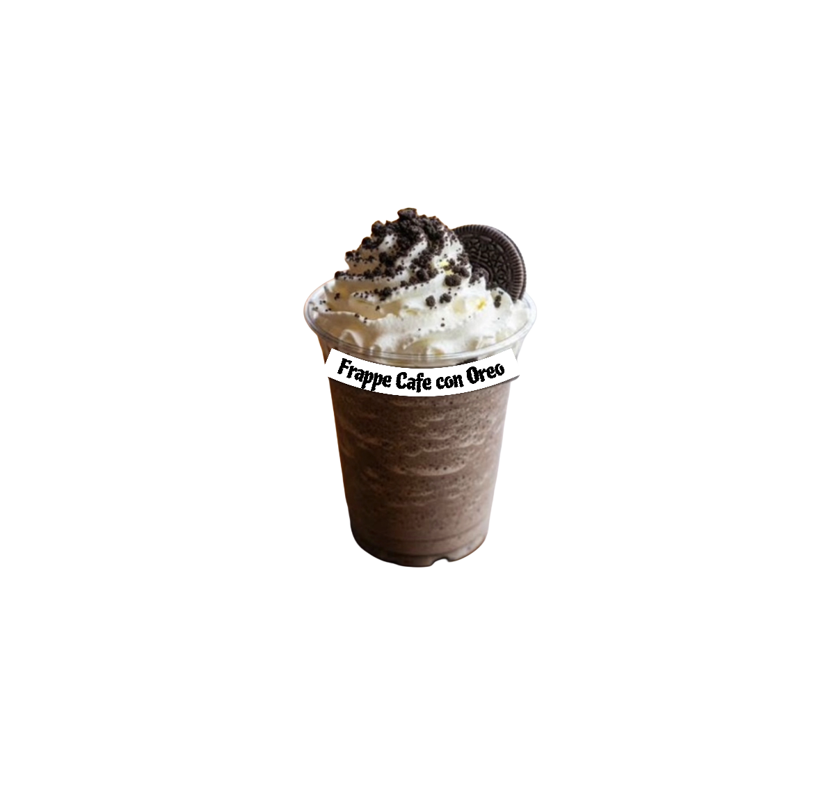 Frappe cafe con Oreo